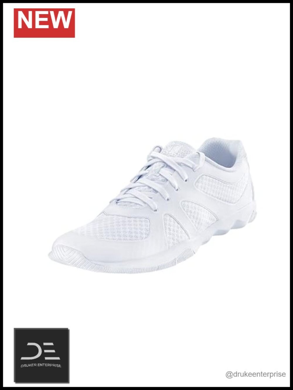 White Cheer Shoes for Competition Sideline Support